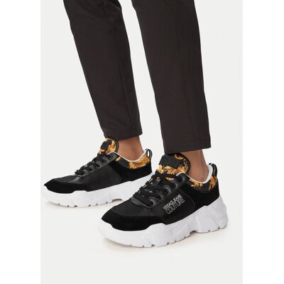 Versace Jeans Couture Sneakersy 80YA3SC1 Czarny 45 Czarny Męskie Versace Jeans Couture Sneakersy 80YA3SC1 Czarny 45 Czarny Męskie