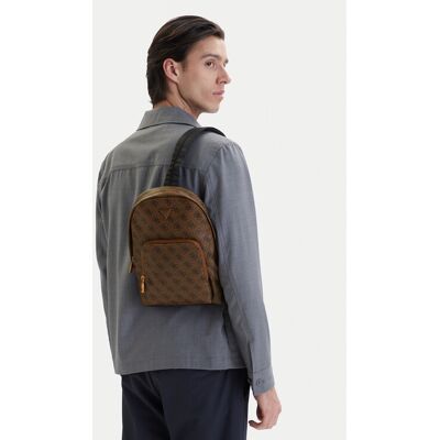 Guess Plecak HMMILO P6202 Brązowy NOSIZE Brązowy Męskie Guess Plecak HMMILO P6202 Brązowy NOSIZE Brązowy Męskie