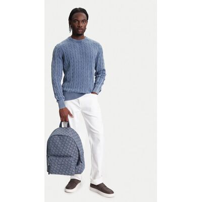 Calvin Klein Jeans Plecak Unstructured Monogram Backpack 4 LV04G3116G Niebieski NOSIZE Niebieski Męskie Calvin Klein Jeans Plecak Unstructured Monogram Backpack 4 LV04G3116G Niebieski NOSIZE Niebieski Męskie
