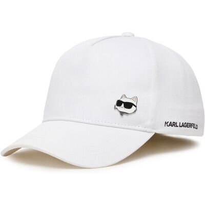 KARL LAGERFELD Czapka z daszkiem Z31196 Biały 58 Biały Dziewczynka KARL LAGERFELD Czapka z daszkiem Z31196 Biały 58 Biały Dziewczynka