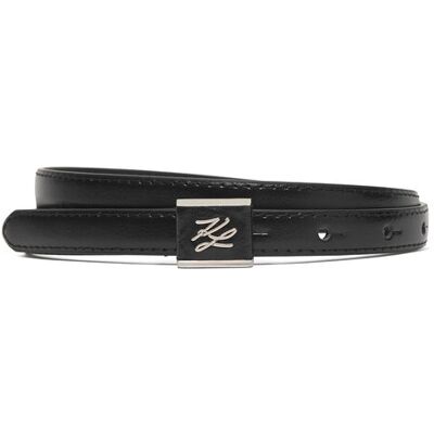 KARL LAGERFELD Pasek Damski B1W33074 Czarny 65 Czarny Damskie KARL LAGERFELD Pasek Damski B1W33074 Czarny 65 Czarny Damskie