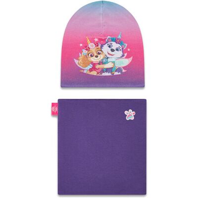 Paw Patrol Komplet czapka i komin CEO-ACCCS-AW25-316PAW Fioletowy NOSIZE Fioletowy Dziewczynka Paw Patrol Komplet czapka i komin CEO-ACCCS-AW25-316PAW Fioletowy NOSIZE Fioletowy Dziewczynka