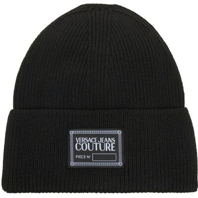 Versace Jeans Couture Czapka Big Beanie 79YAZK50 Czarny NOSIZE Czarny Unisex Versace Jeans Couture Czapka Big Beanie 79YAZK50 Czarny NOSIZE Czarny Unisex