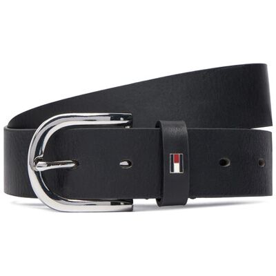 Tommy Hilfiger Pasek Damski New Danny Belt WW0WW11590 Czarny 85 Czarny Damskie Tommy Hilfiger Pasek Damski New Danny Belt WW0WW11590 Czarny 85 Czarny Damskie