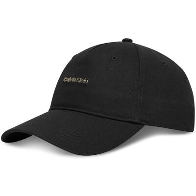 Calvin Klein Czapka z daszkiem Cotton Twill W/ Hw Cap LV04F5072G Czarny NOSIZE Czarny Damskie Calvin Klein Czapka z daszkiem Cotton Twill W/ Hw Cap LV04F5072G Czarny NOSIZE Czarny Damskie