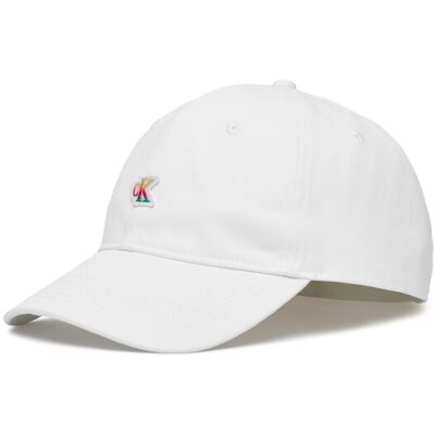 Calvin Klein Czapka z daszkiem Iridecent LV04D5133G Biały NOSIZE Biały Unisex Calvin Klein Czapka z daszkiem Iridecent LV04D5133G Biały NOSIZE Biały Unisex