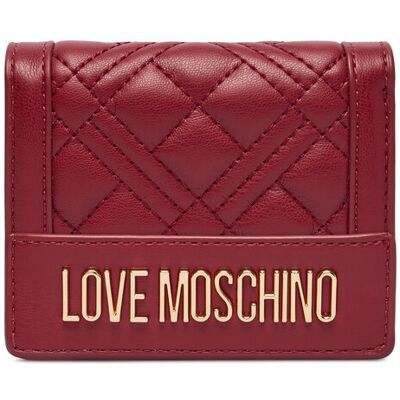 LOVE MOSCHINO Portfel JC5601PP1PLA0552 Bordowy NOSIZE Bordowy Damskie LOVE MOSCHINO Portfel JC5601PP1PLA0552 Bordowy NOSIZE Bordowy Damskie