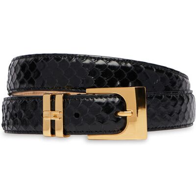 Elisabetta Franchi Pasek CT-63S-67E2-V165 Czarny 42 Czarny Damskie Elisabetta Franchi Pasek CT-63S-67E2-V165 Czarny 42 Czarny Damskie