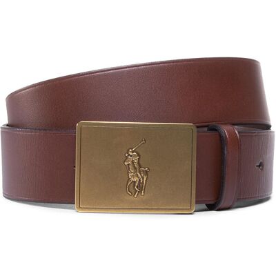 Polo Ralph Lauren Pasek Męski 36Mm Pp Plaque Belt 405691693002 Brązowy 36 Brązowy Męskie Polo Ralph Lauren Pasek Męski 36Mm Pp Plaque Belt 405691693002 Brązowy 36 Brązowy Męskie