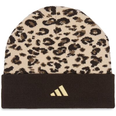 Adidas Czapka Leo Graphic Beanie KR1731 Beżowy S_M Beżowy Damskie Adidas Czapka Leo Graphic Beanie KR1731 Beżowy S_M Beżowy Damskie