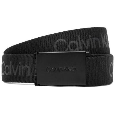 Klein Pasek Dziecięcy Calvin Logo Canvas Belt IU0IU00667 Czarny L_XL Czarny Chłopiec Klein Pasek Dziecięcy Calvin Logo Canvas Belt IU0IU00667 Czarny L_XL Czarny Chłopiec