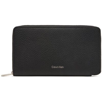Calvin Klein Portfel Foil Emboss Long Zip Fold LV04D1107G Czarny NOSIZE Czarny Męskie Calvin Klein Portfel Foil Emboss Long Zip Fold LV04D1107G Czarny NOSIZE Czarny Męskie