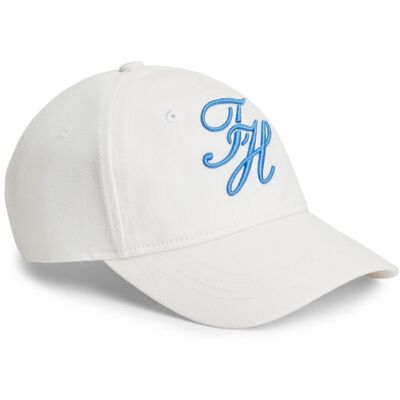Tommy Hilfiger Czapka z daszkiem Logo Embroidery Baseball Cap AW0AW18338 Biały NOSIZE Biały Damskie Tommy Hilfiger Czapka z daszkiem Logo Embroidery Baseball Cap AW0AW18338 Biały NOSIZE Biały Damskie