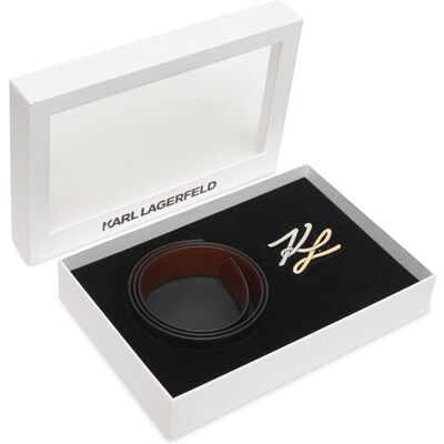 KARL LAGERFELD Pasek Damski B1W33044 Czarny 65 Czarny Damskie KARL LAGERFELD Pasek Damski B1W33044 Czarny 65 Czarny Damskie