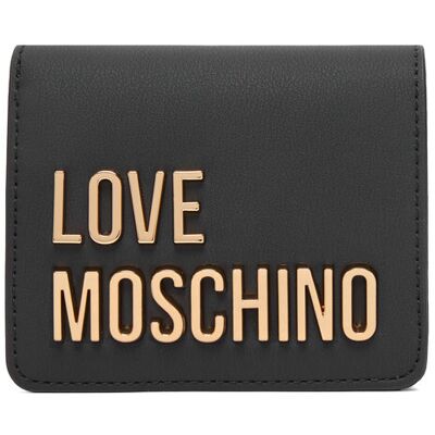 LOVE MOSCHINO Portfel JC5612PP1PKD0000 Czarny NOSIZE Czarny Damskie LOVE MOSCHINO Portfel JC5612PP1PKD0000 Czarny NOSIZE Czarny Damskie