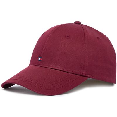 Tommy Hilfiger Czapka z daszkiem Th Flag AM0AM13008 Bordowy NOSIZE Bordowy Unisex Tommy Hilfiger Czapka z daszkiem Th Flag AM0AM13008 Bordowy NOSIZE Bordowy Unisex
