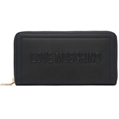 LOVE MOSCHINO Portfel Signature Love JC5500PP1PLE0000 Czarny NOSIZE Czarny Damskie LOVE MOSCHINO Portfel Signature Love JC5500PP1PLE0000 Czarny NOSIZE Czarny Damskie