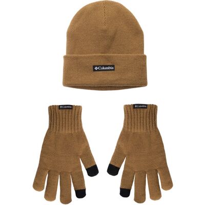 Columbia Zestaw czapka i rękawiczki CSC 2180791 Brązowy jasny S_M Brązowy jasny Unisex Columbia Zestaw czapka i rękawiczki CSC 2180791 Brązowy jasny S_M Brązowy jasny Unisex