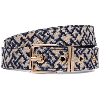Tommy Hilfiger Pasek Th Square 2.5 Jacquard AW0AW18894 Beżowy 95 Beżowy Damskie Tommy Hilfiger Pasek Th Square 2.5 Jacquard AW0AW18894 Beżowy 95 Beżowy Damskie