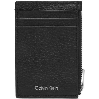 Calvin Klein Etui na karty kredytowe Foil Emboss N/S Zip Card Case LV04D1244G Czarny NOSIZE Czarny Męskie Calvin Klein Etui na karty kredytowe Foil Emboss N/S Zip Card Case LV04D1244G Czarny NOSIZE Czarny Męskie