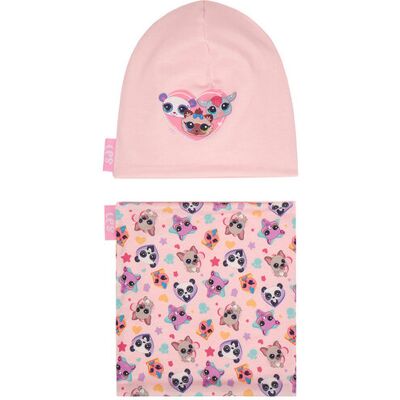 LITTLEST PET SHOP Komplet czapka i komin CEO-ACCCS-AW25-320LPS Różowy NOSIZE Różowy Dziewczynka LITTLEST PET SHOP Komplet czapka i komin CEO-ACCCS-AW25-320LPS Różowy NOSIZE Różowy Dziewczynka