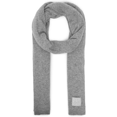 Calvin Klein Szalik Emblem LV04D8014G Szary NOSIZE Szary Damskie Calvin Klein Szalik Emblem LV04D8014G Szary NOSIZE Szary Damskie