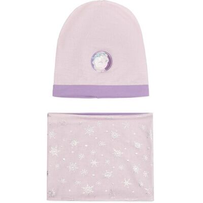 Frozen Komplet czapka i komin ACCCS-AW23-36DFR Fioletowy NOSIZE Fioletowy Dziewczynka Frozen Komplet czapka i komin ACCCS-AW23-36DFR Fioletowy NOSIZE Fioletowy Dziewczynka