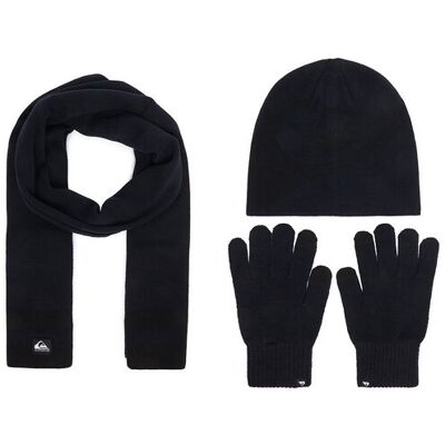 Quiksilver Zestaw czapka, szalik i rękawiczki CWBEO-QS-SM346-001-AW26 Granatowy NOSIZE Granatowy Męskie Quiksilver Zestaw czapka, szalik i rękawiczki CWBEO-QS-SM346-001-AW26 Granatowy NOSIZE Granatowy Męskie