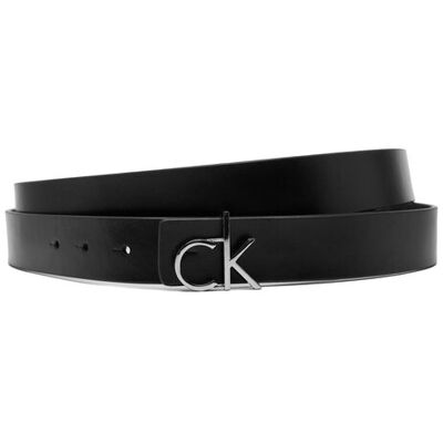 Calvin Klein Pasek Damski Ck Reversible Belt 3.0_Mono K60K612934 Czarny 135 Czarny Damskie Calvin Klein Pasek Damski Ck Reversible Belt 3.0_Mono K60K612934 Czarny 135 Czarny Damskie