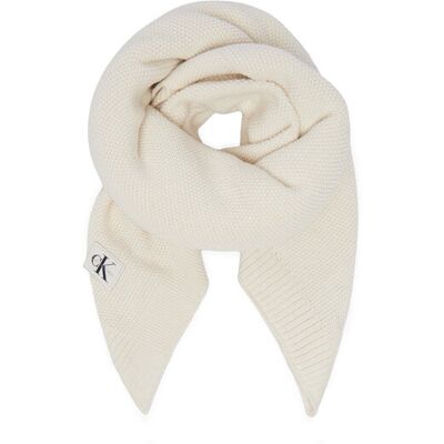 Calvin Klein Jeans Szalik Knit Baby Blanket Giftbox LVCKFJN08N Kremowy NOSIZE Kremowy Damskie Calvin Klein Jeans Szalik Knit Baby Blanket Giftbox LVCKFJN08N Kremowy NOSIZE Kremowy Damskie