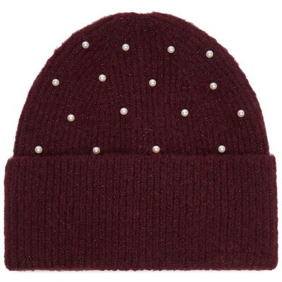 Nine West Czapka CEO-NW-W3-001-AW26 Bordowy NOSIZE Bordowy Damskie Nine West Czapka CEO-NW-W3-001-AW26 Bordowy NOSIZE Bordowy Damskie