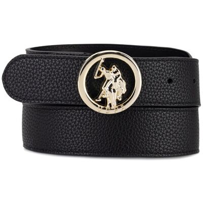 U.S. Polo Assn. Pasek AIUXT2336WVP Czarny S Czarny Damskie U.S. Polo Assn. Pasek AIUXT2336WVP Czarny S Czarny Damskie