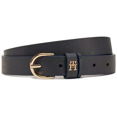 Tommy Hilfiger Pasek Damski Essential Effortless 2.5 AW0AW16836 Granatowy 70 Granatowy Damskie Tommy Hilfiger Pasek Damski Essential Effortless 2.5 AW0AW16836 Granatowy 70 Granatowy Damskie