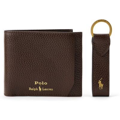 Polo Ralph Lauren Zestaw portfel i brelok Pbl Gftbx 2-Gbx 405974635002 Brązowy ciemny NOSIZE Brązowy ciemny Męskie Polo Ralph Lauren Zestaw portfel i brelok Pbl Gftbx 2-Gbx 405974635002 Brązowy ciemny NOSIZE Brązowy ciemny Męskie