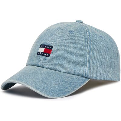Tommy Jeans Czapka z daszkiem Tjm Heritage Denim Cap AM0AM14204 Niebieski NOSIZE Niebieski Męskie Tommy Jeans Czapka z daszkiem Tjm Heritage Denim Cap AM0AM14204 Niebieski NOSIZE Niebieski Męskie