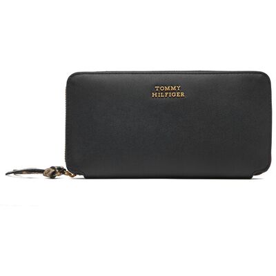 Tommy Hilfiger Portfel Th Leather Lrg Za Wallet AW0AW18941 Czarny NOSIZE Czarny Damskie Tommy Hilfiger Portfel Th Leather Lrg Za Wallet AW0AW18941 Czarny NOSIZE Czarny Damskie