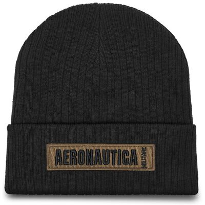 Aeronautica Militare Czapka 252CU0081UL00449 Czarny M Czarny Męskie Aeronautica Militare Czapka 252CU0081UL00449 Czarny M Czarny Męskie