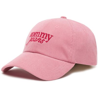 Tommy Jeans Czapka z daszkiem Script AW0AW17908 Różowy NOSIZE Różowy Damskie Tommy Jeans Czapka z daszkiem Script AW0AW17908 Różowy NOSIZE Różowy Damskie
