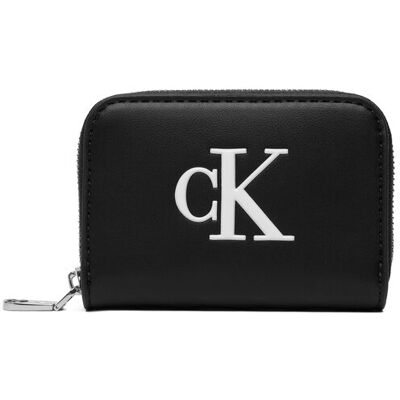 Calvin Klein Portfel Bold Ck Medium Zip Around LV04F1154G Czarny NOSIZE Czarny Damskie Calvin Klein Portfel Bold Ck Medium Zip Around LV04F1154G Czarny NOSIZE Czarny Damskie