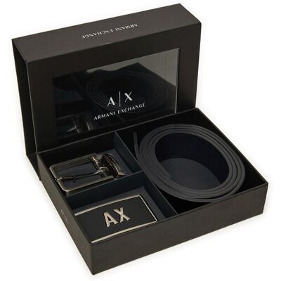Giorgio Armani Exchange Pasek Męski XM000185 AF11958 MC038 Czarny NOSIZE Czarny Męskie Giorgio Armani Exchange Pasek Męski XM000185 AF11958 MC038 Czarny NOSIZE Czarny Męskie