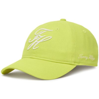 Tommy Hilfiger Czapka z daszkiem Logo Embroidery Baseball Cap AW0AW18338 Zielony NOSIZE Zielony Damskie Tommy Hilfiger Czapka z daszkiem Logo Embroidery Baseball Cap AW0AW18338 Zielony NOSIZE Zielony Damskie