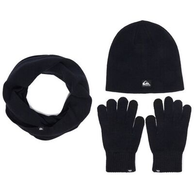 Quiksilver Komplet czapka, komin i rękawiczki CWBEO-QS-SM346-002-AW26 Granatowy NOSIZE Granatowy Męskie Quiksilver Komplet czapka, komin i rękawiczki CWBEO-QS-SM346-002-AW26 Granatowy NOSIZE Granatowy Męskie