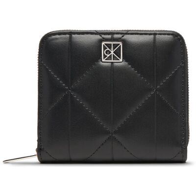 Calvin Klein Portfel Quilted Square Zip Around LV04F1121G Czarny NOSIZE Czarny Damskie Calvin Klein Portfel Quilted Square Zip Around LV04F1121G Czarny NOSIZE Czarny Damskie