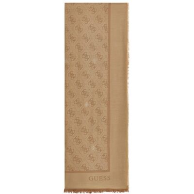 Guess Szal AW5529 VIS03 Beżowy NOSIZE Beżowy Damskie Guess Szal AW5529 VIS03 Beżowy NOSIZE Beżowy Damskie