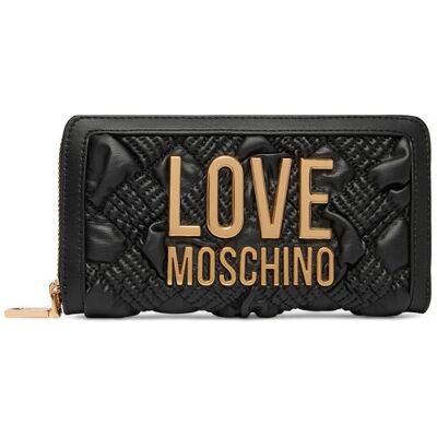 LOVE MOSCHINO Portfel JC5602PP1PL1000A Czarny NOSIZE Czarny Damskie LOVE MOSCHINO Portfel JC5602PP1PL1000A Czarny NOSIZE Czarny Damskie
