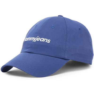 Tommy Jeans Czapka z daszkiem Script Logo AM0AM14455 Niebieski OS Niebieski Unisex Tommy Jeans Czapka z daszkiem Script Logo AM0AM14455 Niebieski OS Niebieski Unisex