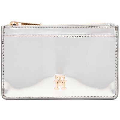 Tommy Hilfiger Etui na karty kredytowe Long Cc Holder Met AW0AW18038 Srebrny NOSIZE Srebrny Damskie Tommy Hilfiger Etui na karty kredytowe Long Cc Holder Met AW0AW18038 Srebrny NOSIZE Srebrny Damskie