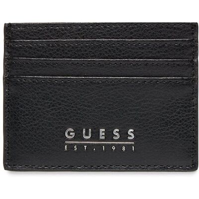 Guess Etui na karty kredytowe Fidenza Slg SMFIDA LEA25 Czarny NOSIZE Czarny Męskie Guess Etui na karty kredytowe Fidenza Slg SMFIDA LEA25 Czarny NOSIZE Czarny Męskie