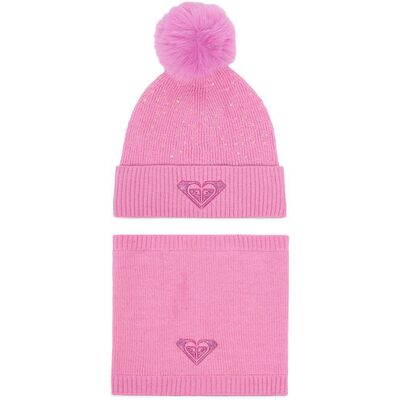 Roxy Komplet czapka i komin CEO-ROXY_ACCCS_08_AW2025 Różowy NOSIZE Różowy Dziewczynka Roxy Komplet czapka i komin CEO-ROXY_ACCCS_08_AW2025 Różowy NOSIZE Różowy Dziewczynka