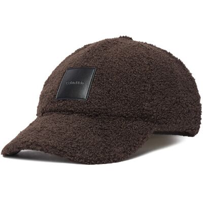 Calvin Klein Czapka z daszkiem All-Over Sherpa W/ Patch Cap LV04F5096G Brązowy ciemny NOSIZE Brązowy ciemny Damskie Calvin Klein Czapka z daszkiem All-Over Sherpa W/ Patch Cap LV04F5096G Brązowy ciemny NOSIZE Brązowy ciemny Damskie